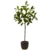 2.41 Ft. Artificial Topiary With Decorative Planter -AFLORAL ONLINE STORE nearly natural artificial topiaries 5423 64 1000