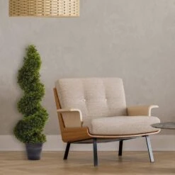 3 Ft. Artificial Grass Spiral Topiary With Deco Planter 11 3 Ft. Artificial Grass Spiral Topiary With Deco Planter -AFLORAL ONLINE STORE nearly natural artificial topiaries 5450 31 1000