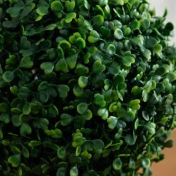 35 In. Artificial Double Boxwood Topiary -AFLORAL ONLINE STORE nearly natural artificial topiaries 5920 4f 1000