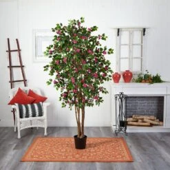 6 Ft. Artificial Bougainvillea Silk Tree -AFLORAL ONLINE STORE nearly natural artificial trees 5021 31 1000