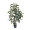 Indoor 4 Ft. Artificial Ficus Silk Tree -AFLORAL ONLINE STORE nearly natural artificial trees 5074 64 1000