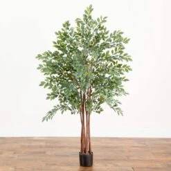 4 Ft. Artificial Ruscus Silk Tree -AFLORAL ONLINE STORE nearly natural artificial trees 5082 31 1000