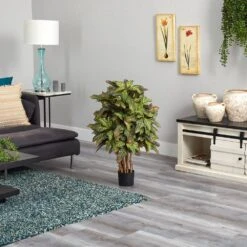 3 Ft. Artificial Croton Silk Tree -AFLORAL ONLINE STORE nearly natural artificial trees 5182 1f 1000