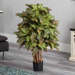 3 Ft. Artificial Croton Silk Tree -AFLORAL ONLINE STORE nearly natural artificial trees 5182 31 1000