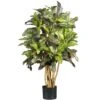 3 Ft. Artificial Croton Silk Tree -AFLORAL ONLINE STORE nearly natural artificial trees 5182 64 1000