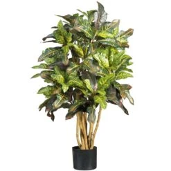 3 Ft. Artificial Croton Silk Tree