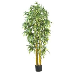 6 Ft. Artificial Silk Bamboo Tree