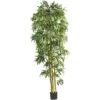 Indoor 8ft. Artificial Biggy Style Bamboo Tree -AFLORAL ONLINE STORE nearly natural artificial trees 5192 64 1000
