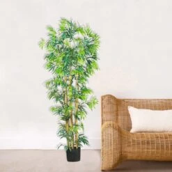 6 Ft. Artificial Bambusa Bamboo Silk Tree -AFLORAL ONLINE STORE nearly natural artificial trees 5214 31 1000