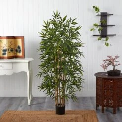 64 In. Artificial Bamboo Silk Tree -AFLORAL ONLINE STORE nearly natural artificial trees 5253 31 1000