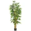 6 Ft. Artificial Belly Bamboo Silk Tree