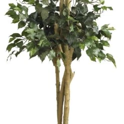 6 Ft. Artificial Double Ball Ficus Silk Tree -AFLORAL ONLINE STORE nearly natural artificial trees 5268 4f 1000