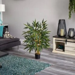 3 Ft. Artificial Biggy Bamboo Silk Tree -AFLORAL ONLINE STORE nearly natural artificial trees 5281 31 1000