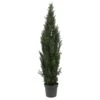 6 Ft. Artificial Mini Cedar Pine Silk Tree -AFLORAL ONLINE STORE nearly natural artificial trees 5292 64 1000