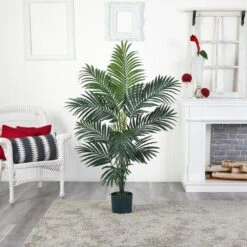 5 Ft. Artificial Kentia Palm Silk Tree 11 5 Ft. Artificial Kentia Palm Silk Tree -AFLORAL ONLINE STORE nearly natural artificial trees 5296 31 1000