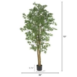 6 Ft. Artificial Japanese Maple Silk Tree -AFLORAL ONLINE STORE nearly natural artificial trees 5297 1f 1000