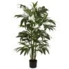 4 Ft. Artificial Green Bamboo Palm Silk Tree -AFLORAL ONLINE STORE nearly natural artificial trees 5327 64 1000