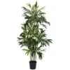 6 Ft. Artificial Green Bamboo Palm Silk Tree