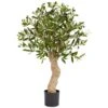 2.5 Ft. Artificial Green Olive Silk Tree -AFLORAL ONLINE STORE nearly natural artificial trees 5331 64 1000