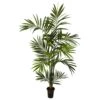6 Ft. Artificial Green Kenitia Palm Silk Tree -AFLORAL ONLINE STORE nearly natural artificial trees 5334 64 1000