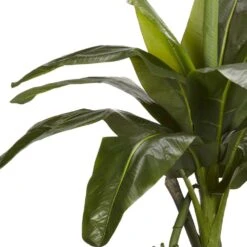 Real Touch 6 Ft. Artificial Green Banana Silk Tree 9 Real Touch 6 Ft. Artificial Green Banana Silk Tree -AFLORAL ONLINE STORE nearly natural artificial trees 5338 4f 1000