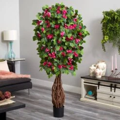 6 Ft. Artificial Green Multi Vine Bougainvillea Silk Tree -AFLORAL ONLINE STORE nearly natural artificial trees 5343 31 1000