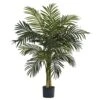 Indoor 4 Ft. Artificial Golden Cane Palm Tree -AFLORAL ONLINE STORE nearly natural artificial trees 5357 64 1000