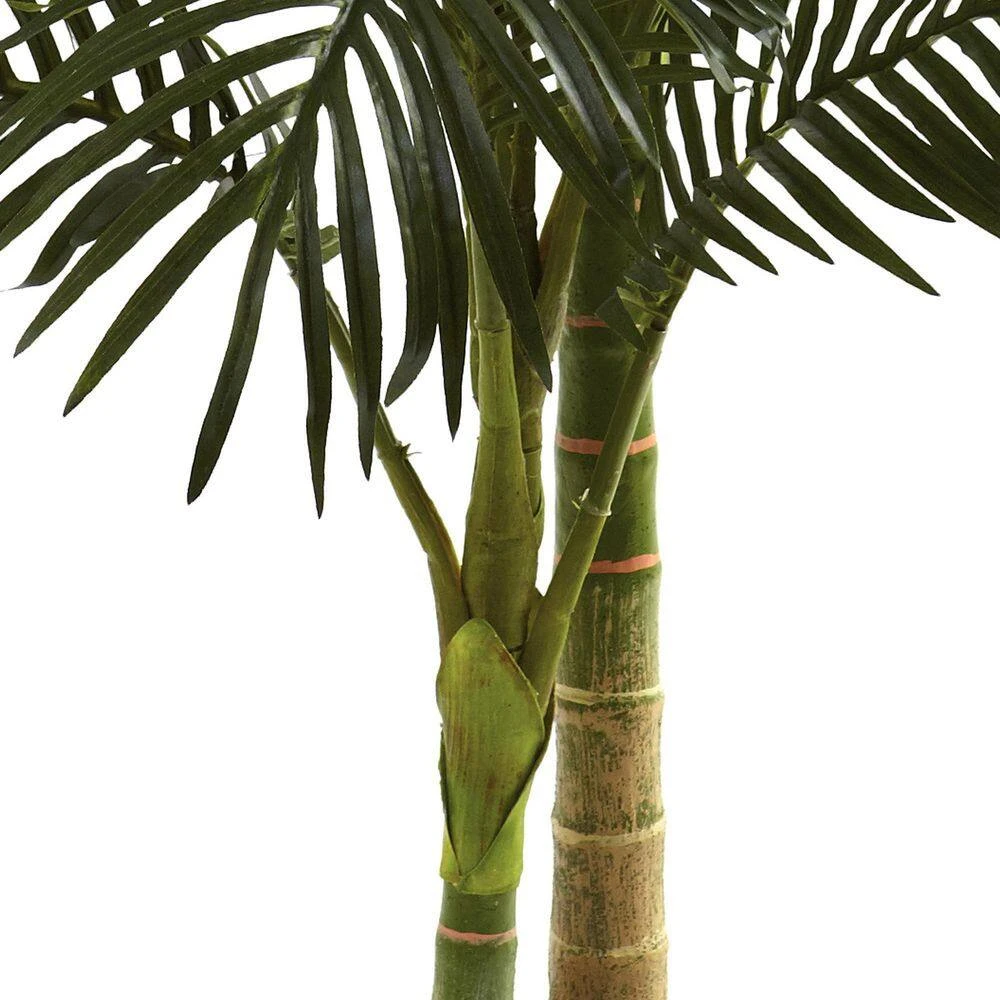 Indoor 5 Ft. Golden Cane Palm Artificial Tree 8 Indoor 5 Ft. Golden Cane Palm Artificial Tree - Image 6