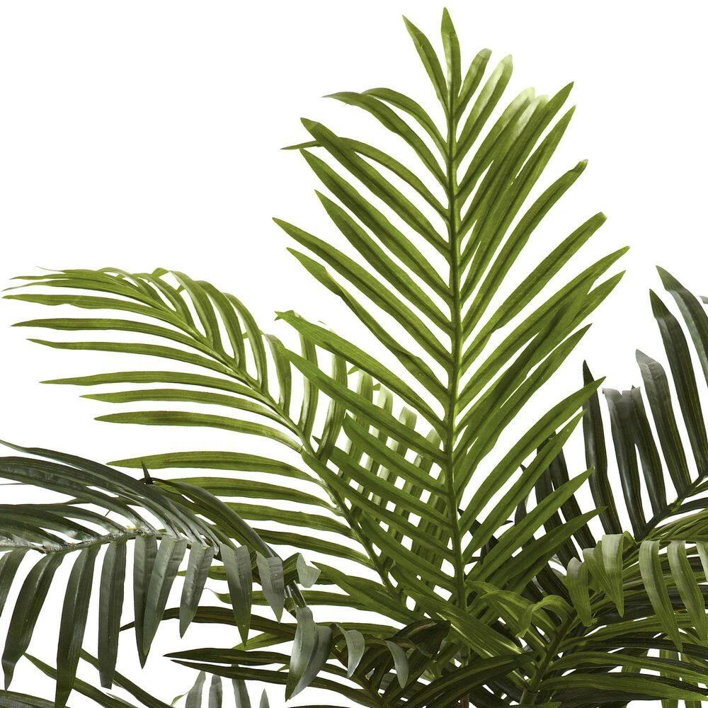 Indoor 5 Ft. Golden Cane Palm Artificial Tree 6 Indoor 5 Ft. Golden Cane Palm Artificial Tree - Image 4