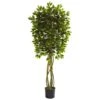 5.5 Ft. Artificial UV Resistant Indoor/Outdoor Ficus Tree