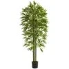 6 Ft. Artificial UV Resistant Indoor/Outdoor Bamboo Tree -AFLORAL ONLINE STORE nearly natural artificial trees 5386 64 1000