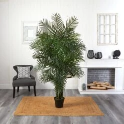 6.5 Ft. Artificial UV Resistant Indoor/Outdoor Areca Palm -AFLORAL ONLINE STORE nearly natural artificial trees 5390 1f 1000