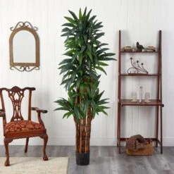 6.5 Ft. Artificial Dracaena Tree -AFLORAL ONLINE STORE nearly natural artificial trees 5403 31 1000