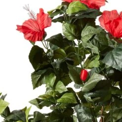 4 Ft. Artificial Hibiscus Tree -AFLORAL ONLINE STORE nearly natural artificial trees 5410 4f 1000
