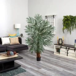 5 In. Artificial Big Palm Tree -AFLORAL ONLINE STORE nearly natural artificial trees 5414 1f 1000