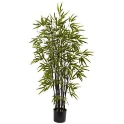 4 Ft. Artificial Black Bamboo Tree