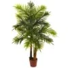 Real Touch 4 Ft. Artificial Areca Palm Tree -AFLORAL ONLINE STORE nearly natural artificial trees 5424 64 1000