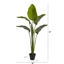 63 In. Artificial UV Resistant Indoor/Outdoor Travelers Palm Tree -AFLORAL ONLINE STORE nearly natural artificial trees 5445 40 1000