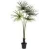 7 Ft. Artificial UV Resistant Indoor/Outdoor Fan Palm Tree