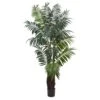 7.5 Ft. Artificial Bulb Areca Palm Tree 2 7.5 Ft. Artificial Bulb Areca Palm Tree -AFLORAL ONLINE STORE nearly natural artificial trees 5454 64 1000