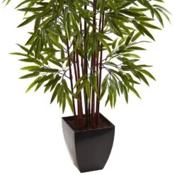 5 Ft. Artificial Bamboo Silk Tree With Planter -AFLORAL ONLINE STORE nearly natural artificial trees 5458 4f 1000