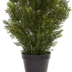 3 Ft. Artificial Indoor/Outdoor Mini Cedar Pine Tree -AFLORAL ONLINE STORE nearly natural artificial trees 5470 1f 1000