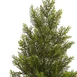 3 Ft. Artificial Indoor/Outdoor Mini Cedar Pine Tree -AFLORAL ONLINE STORE nearly natural artificial trees 5470 4f 1000