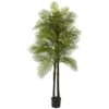 Indoor And Outdoor 7 Ft. Artificial Double Robellini Palm Tree UV Resistant -AFLORAL ONLINE STORE nearly natural artificial trees 5480 64 1000