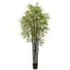 Indoor And Outdoor 6 Ft. Artificial Black Bamboo Tree UV Resistant 2 Indoor And Outdoor 6 Ft. Artificial Black Bamboo Tree UV Resistant -AFLORAL ONLINE STORE nearly natural artificial trees 5481 64 1000