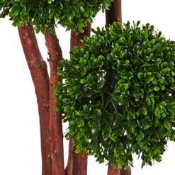 Indoor/Outdoor 5 Ft. Boxwood Artificial Tree UV Resistant -AFLORAL ONLINE STORE nearly natural artificial trees 5485 4f 1000