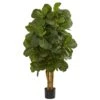 4 In. Fiddle Leaf Fig Artificial Tree -AFLORAL ONLINE STORE nearly natural artificial trees 5490 64 1000