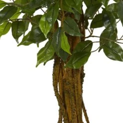 4 Ft. UV Resistant Indoor/Outdoor Ficus Artificial Tree -AFLORAL ONLINE STORE nearly natural artificial trees 5491 4f 1000