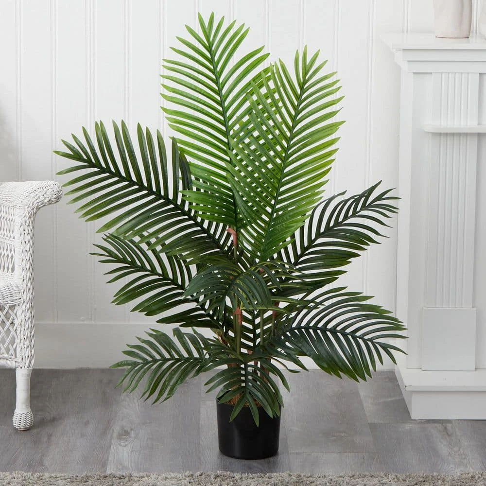Indoor 4 Ft. Paradise Palm Artificial Tree 6 Indoor 4 Ft. Paradise Palm Artificial Tree - Image 4
