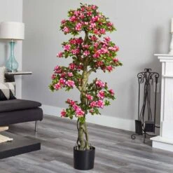 5 Ft. Azalea Artificial Tree 11 5 Ft. Azalea Artificial Tree -AFLORAL ONLINE STORE nearly natural artificial trees 5506 1f 1000
